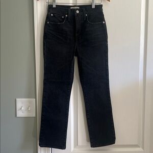 Madewell Slim Demi Boot Cut jeans in Lunar Wash
